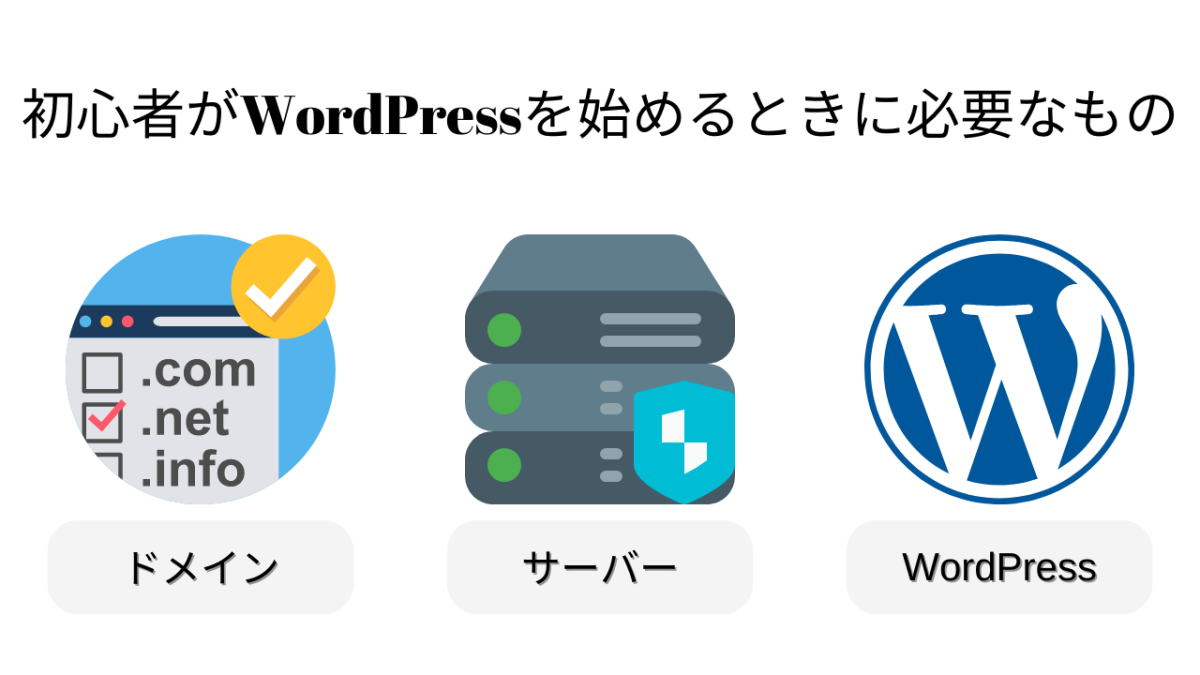 wordpressブログ開設に必要なもの